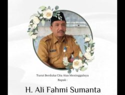 Kabar Duka dari Pandeglang, Sekda Ali Fahmi Sumanta Meninggal Dunia