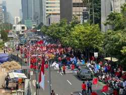 1.145 Polisi Disiagakan Amankan Demo di Depan DPR Hari Ini
