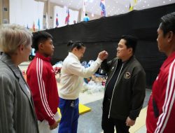 Beri Dukungan Langsung Menpora Erick Thohir Ingatkan Soal Target Medali