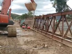 TNI AD Rampung Bangun 17 Jembatan Bailey Usai Banjir Sumatera
