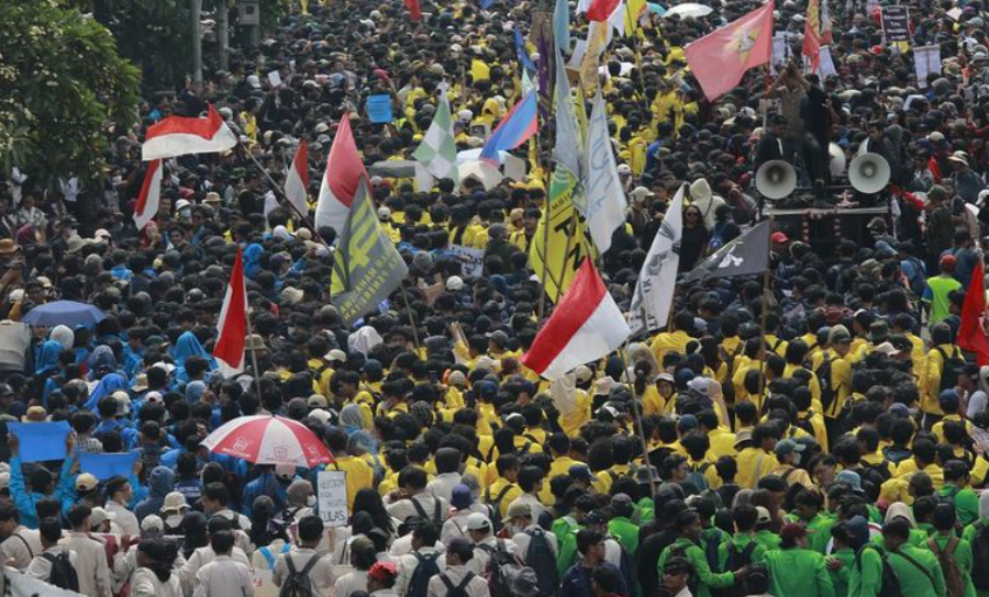 Mahasiswa Demo di Jakarta